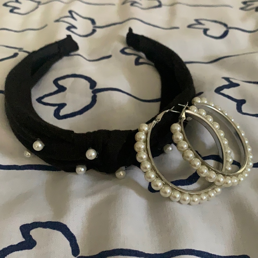 Headband and Hoops Bundle